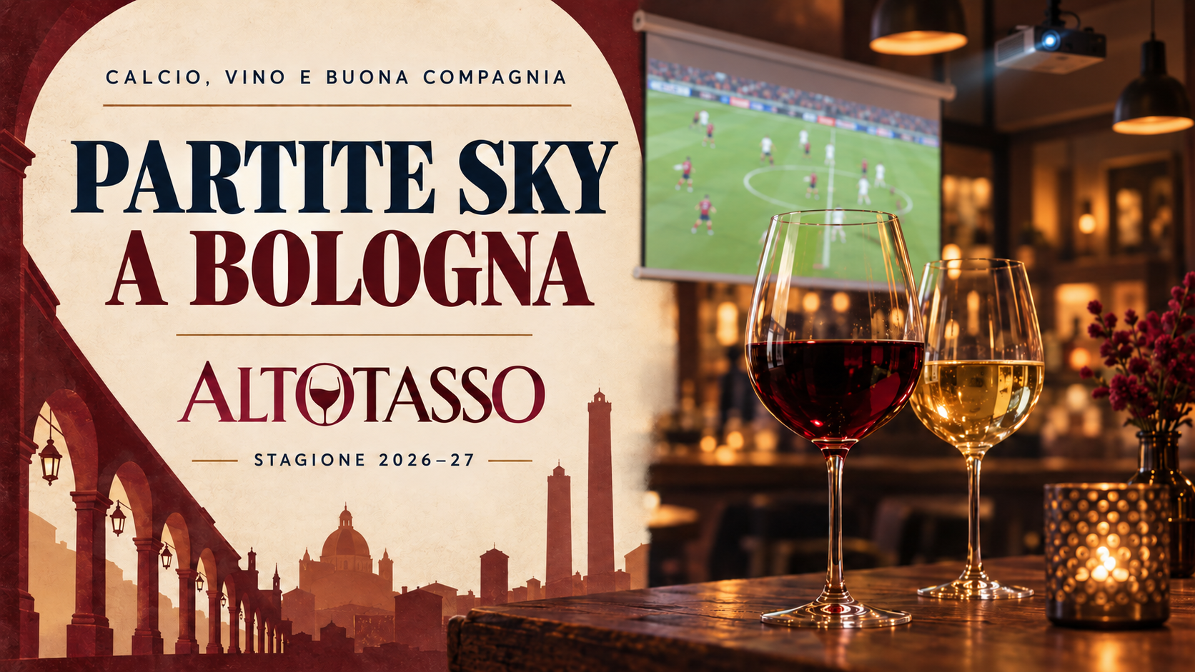 Dove vedere le partite Sky a Bologna: la stagione 2026/27 all’Altotasso